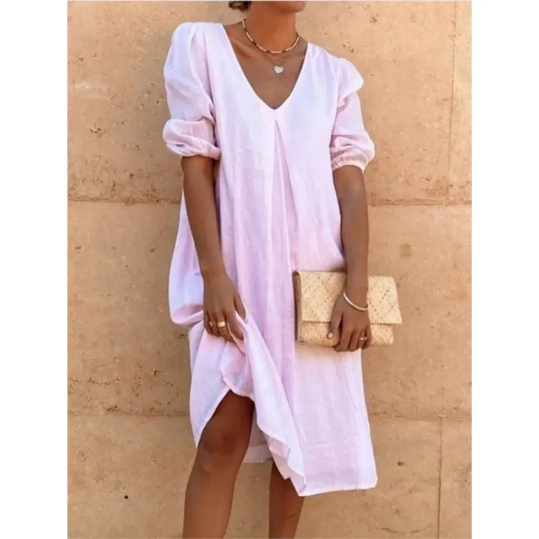 Women's Summer Holiday A Line Dress | Midi