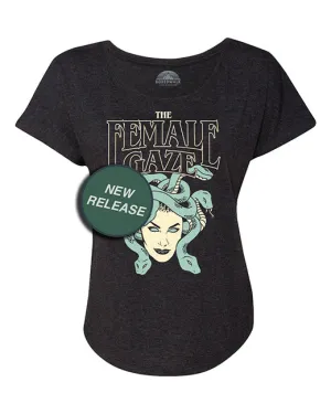 Women's The Female Gaze Medusa Scoop Neck T-Shirt