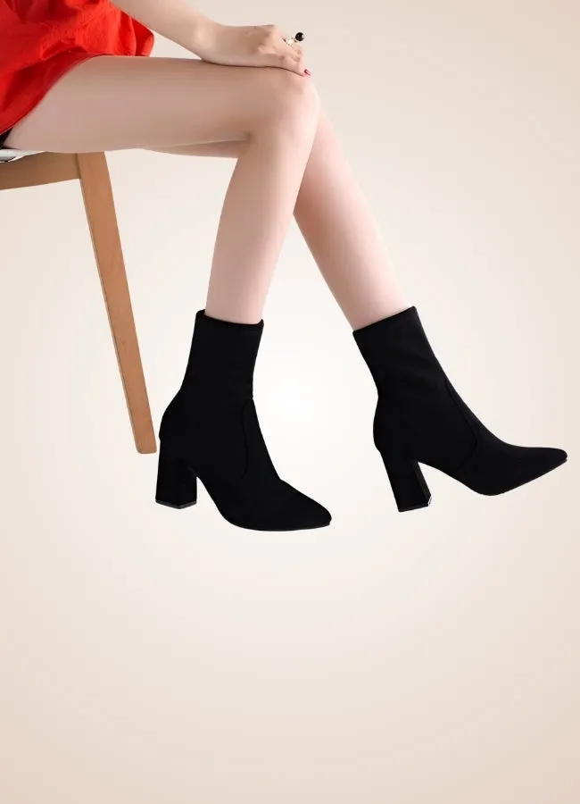 Women's Thick Heel Ankle Boots
