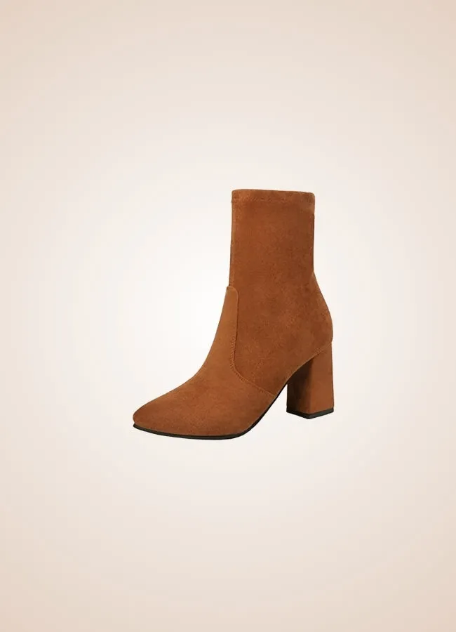 Women's Thick Heel Ankle Boots