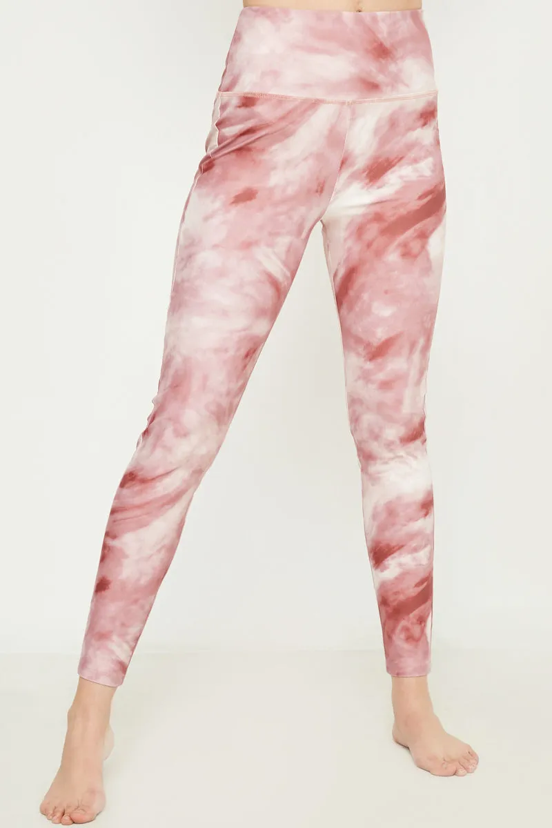 Womens Tie Dye Print Leggings