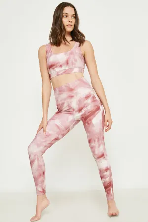 Womens Tie Dye Print Leggings