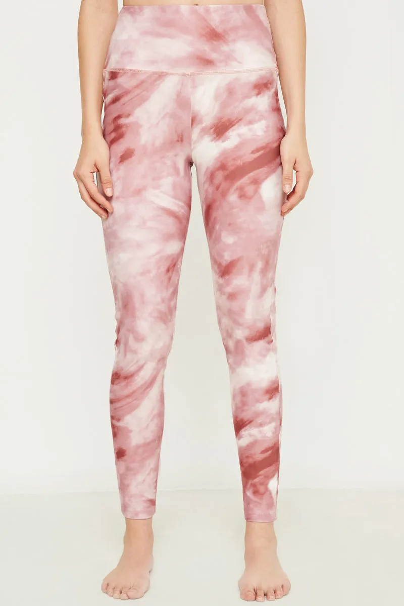 Womens Tie Dye Print Leggings