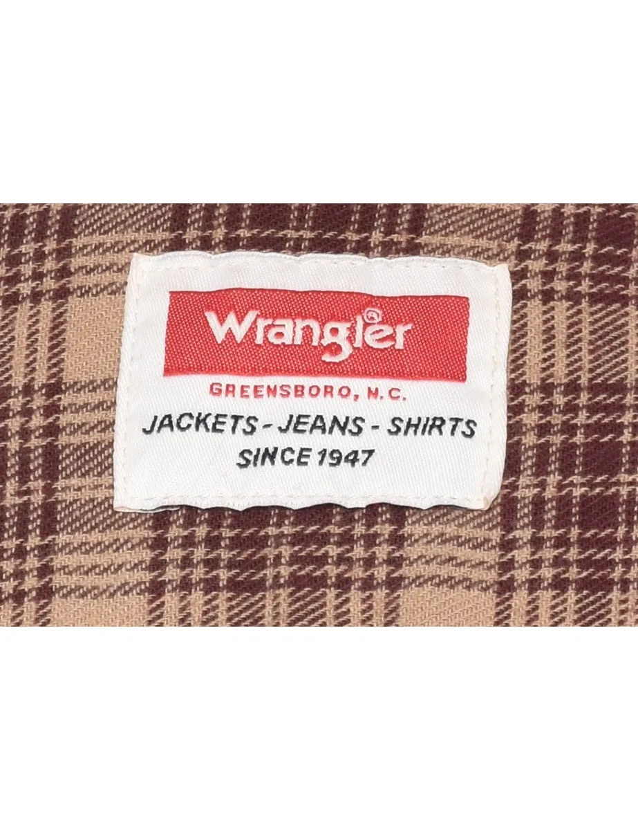 Wrangler Checked Shirt - M