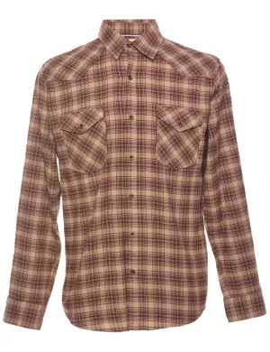 Wrangler Checked Shirt - M