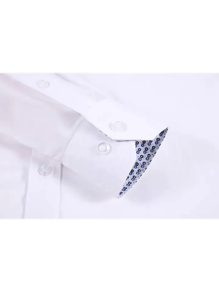 Wrinkle Free Regular Long Sleeve Dress Shirts