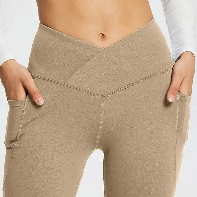 Yoga Flare Leggings with Side Pockets