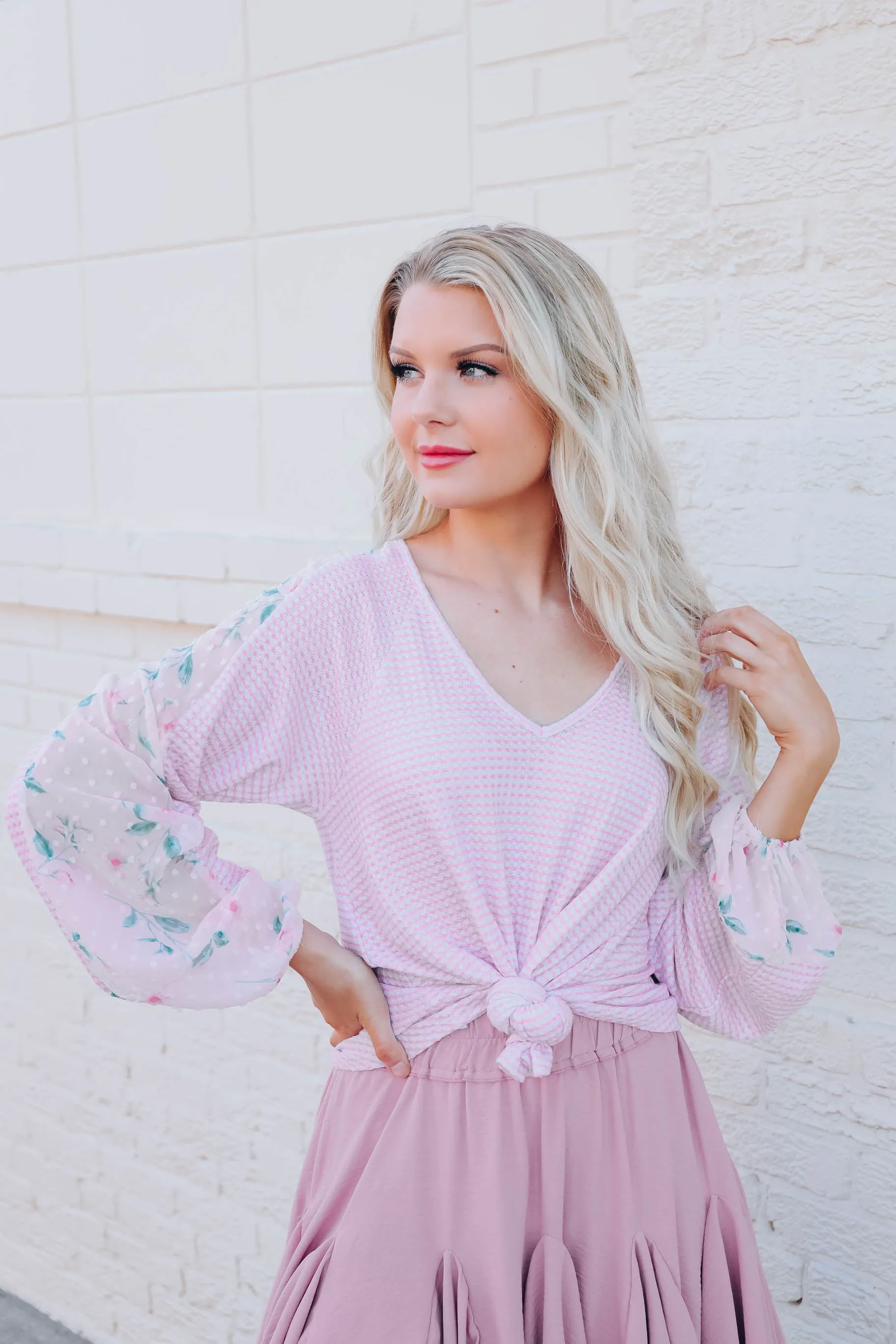 Yvette Floral Puff Sleeve Top