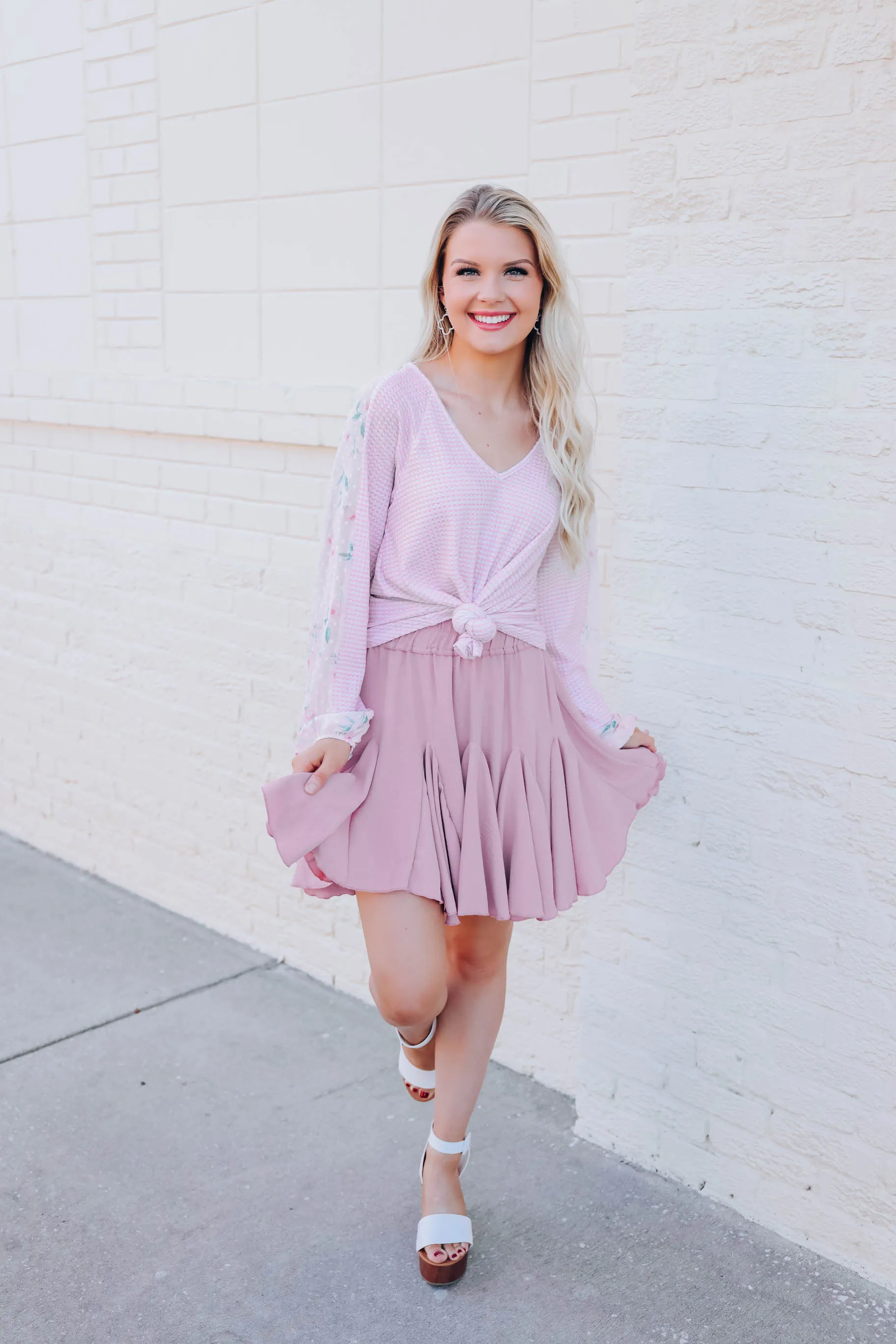 Yvette Floral Puff Sleeve Top
