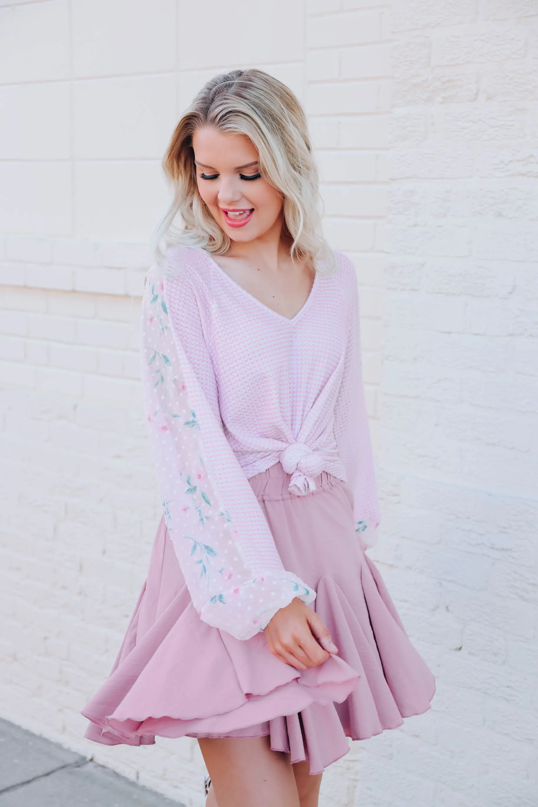 Yvette Floral Puff Sleeve Top