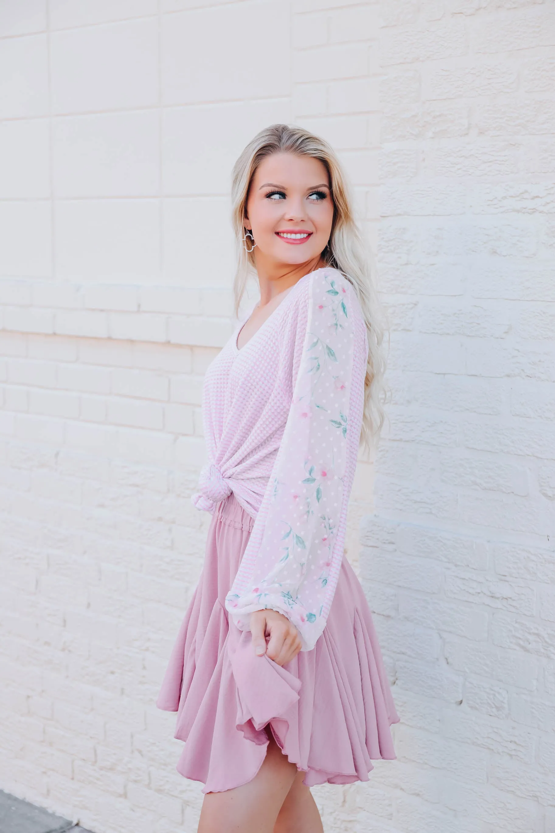 Yvette Floral Puff Sleeve Top
