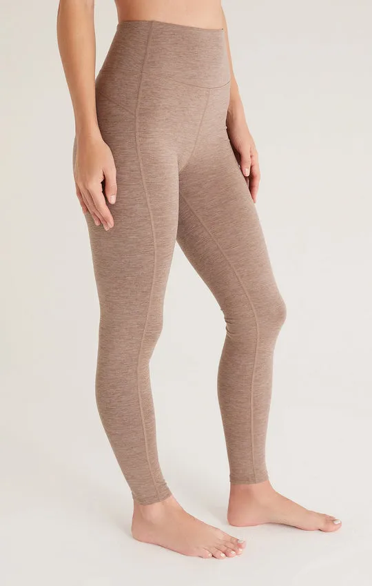 Z SUPPLY | Feel Good 7/8 Legging {Heather Taupe}