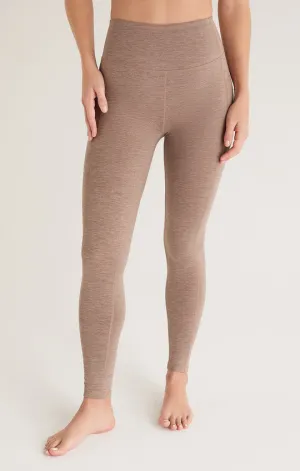 Z SUPPLY | Feel Good 7/8 Legging {Heather Taupe}