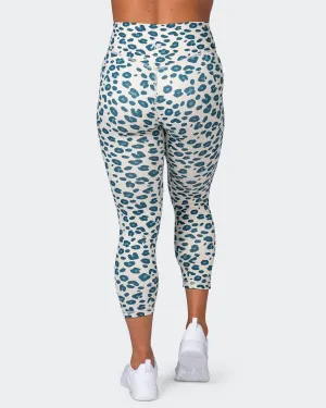 Zero Rise Everyday 7/8 Leggings - Marine Cheetah Print