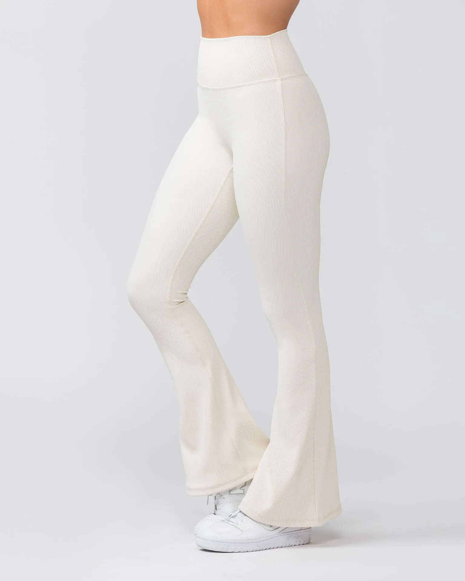 Zero Rise Rib Flare Leggings - Dew