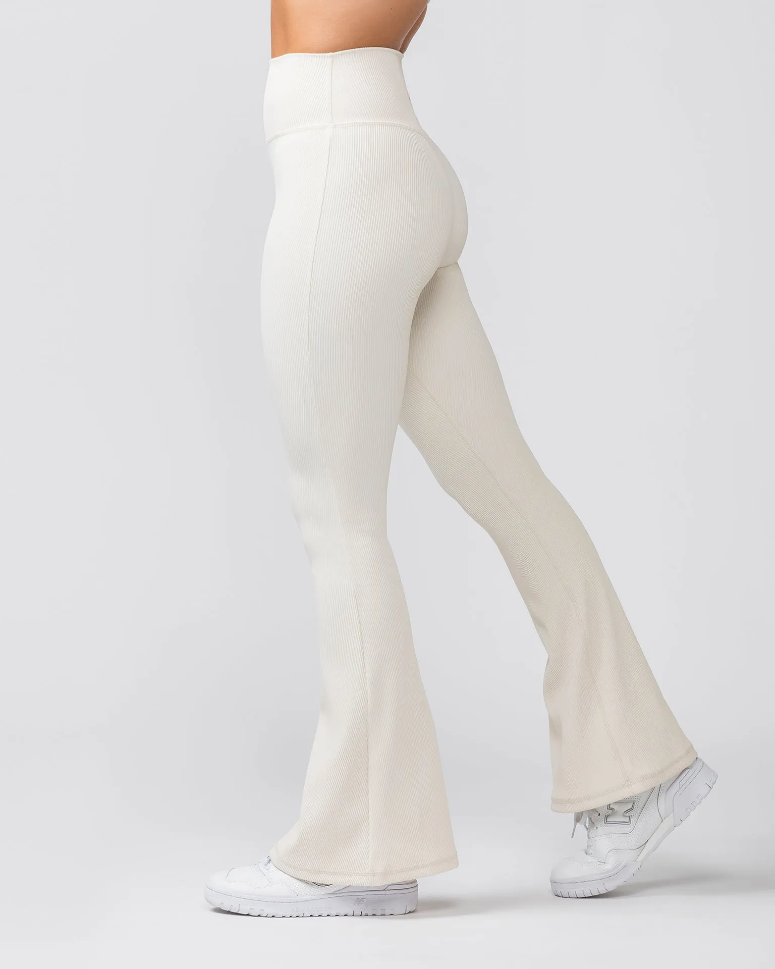 Zero Rise Rib Flare Leggings - Dew