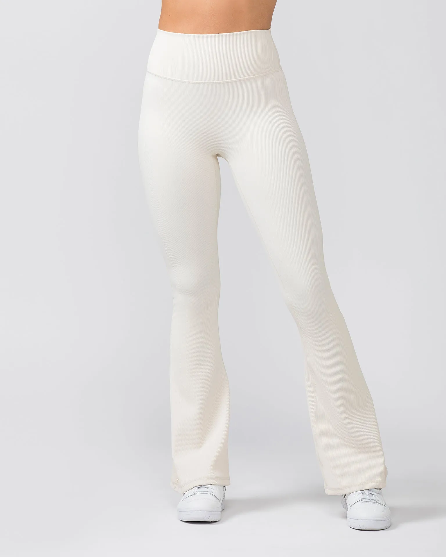 Zero Rise Rib Flare Leggings - Dew