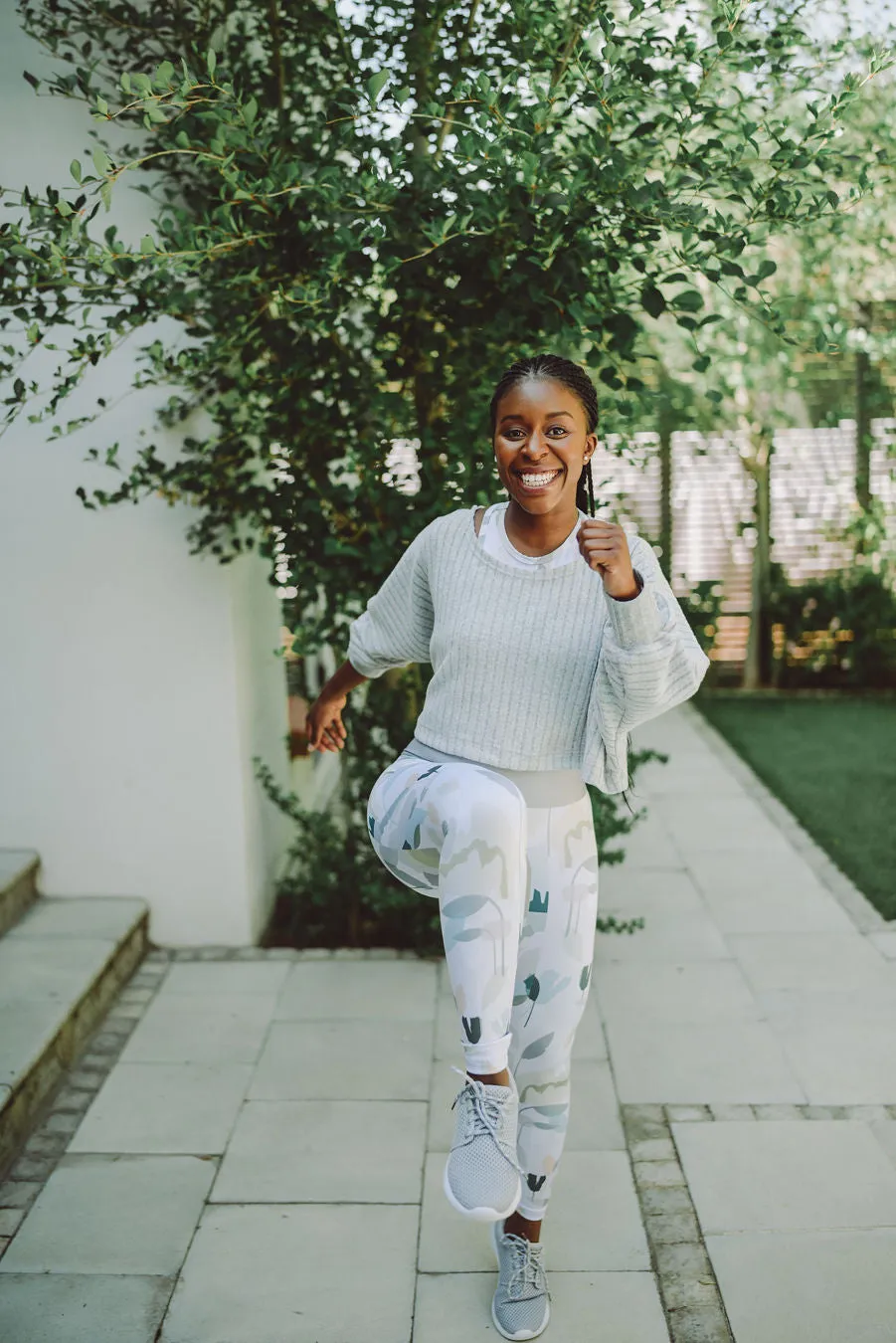 ZOE LONG LEGGINGS | GARDENIA