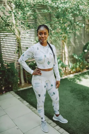 ZOE LONG LEGGINGS | GARDENIA