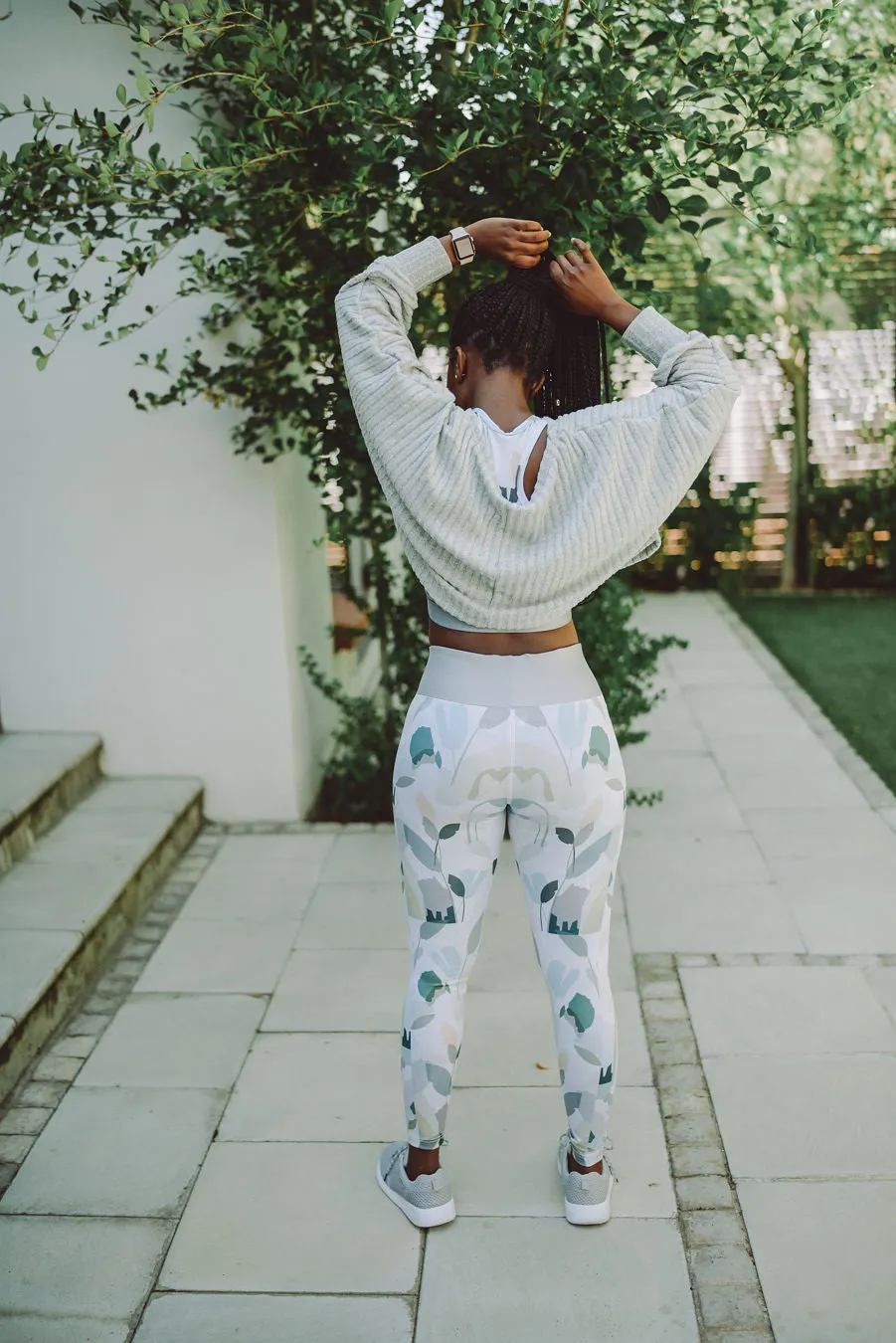 ZOE LONG LEGGINGS | GARDENIA